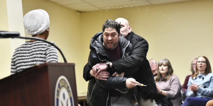 Ilhan Omar Targeted with Unknown Spray During Minneapolis Town Hall